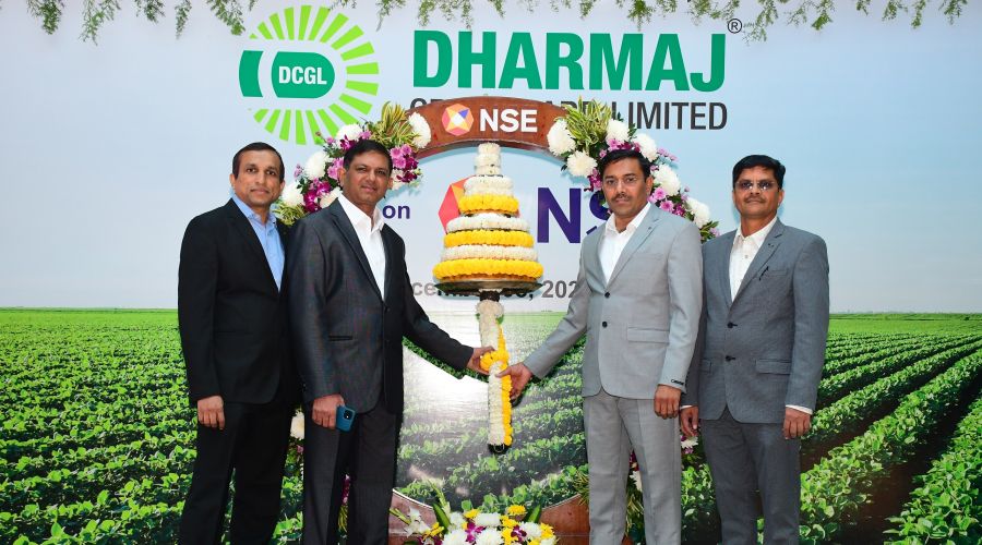 Dharmaj Crop Guard Ltd lists at a 12% premium
